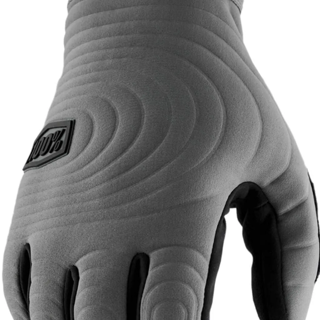 100% Brisker Xtreme Glove - Grey