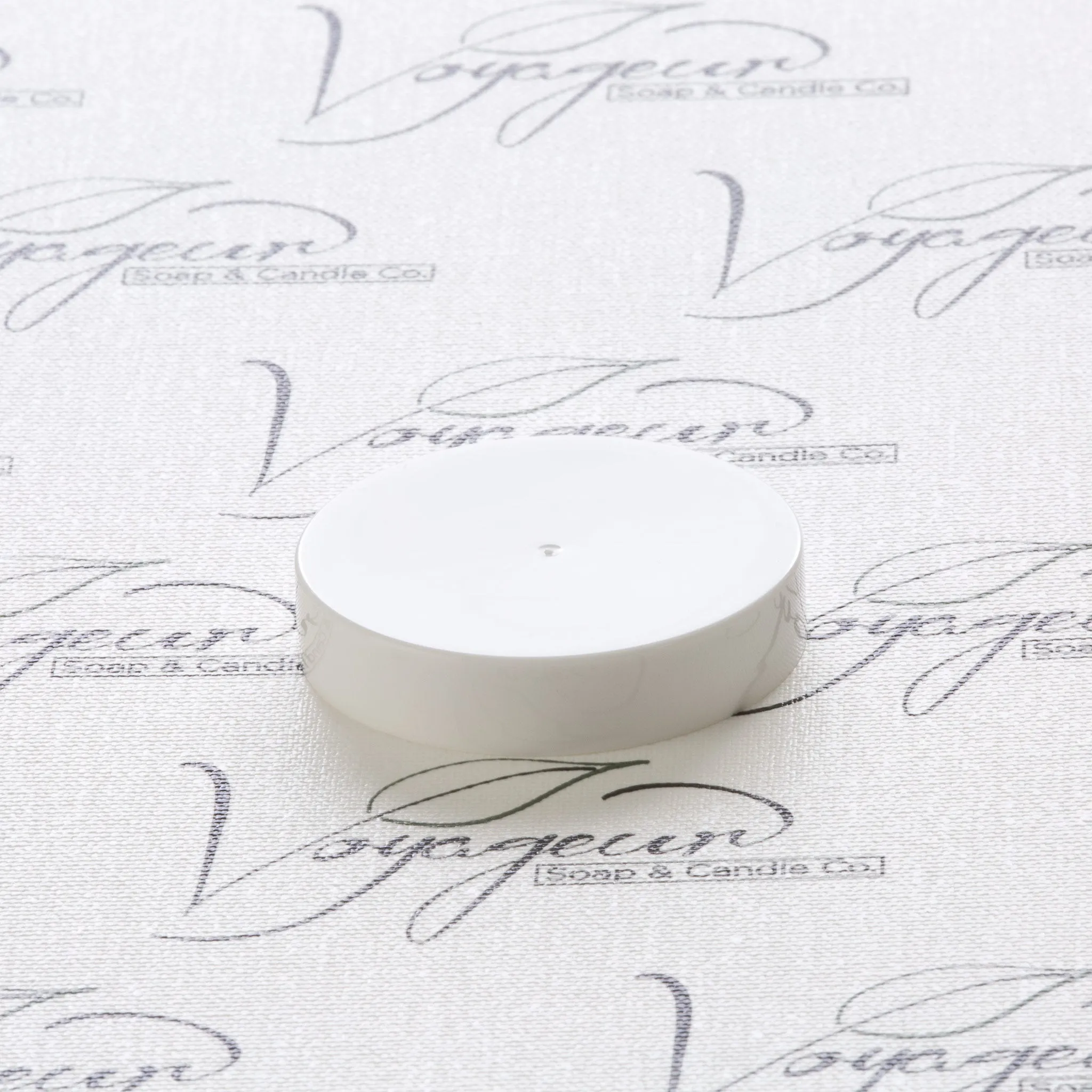 53-400 White Flat Gloss Smooth Cap with PS-22 Liner