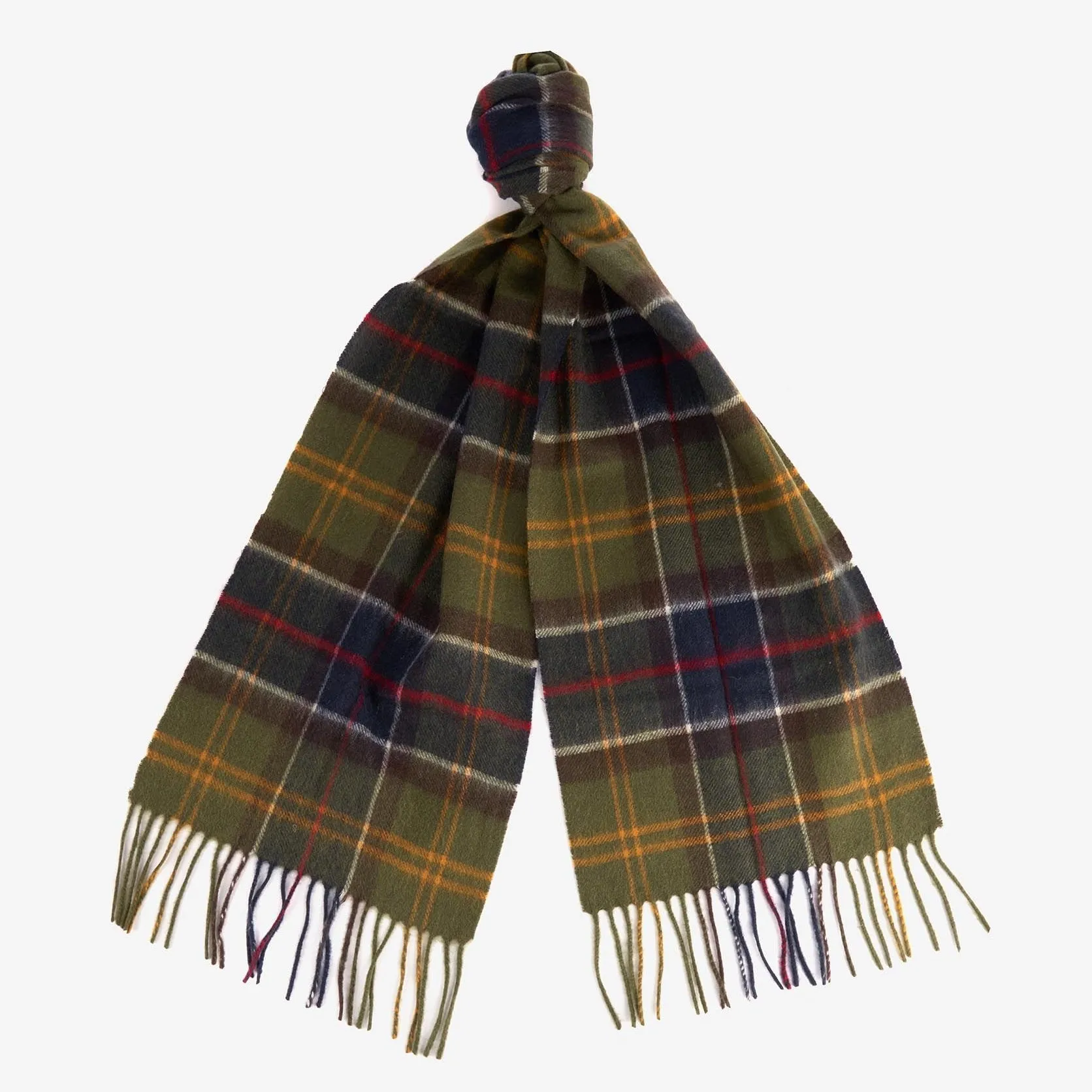 Barbour Wool & Cashmere Classic Tartan Scarf