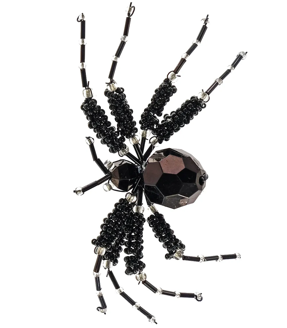 Beaded Spider Clip