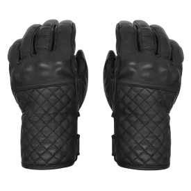 Black Leather Gloves † Mamba Negra