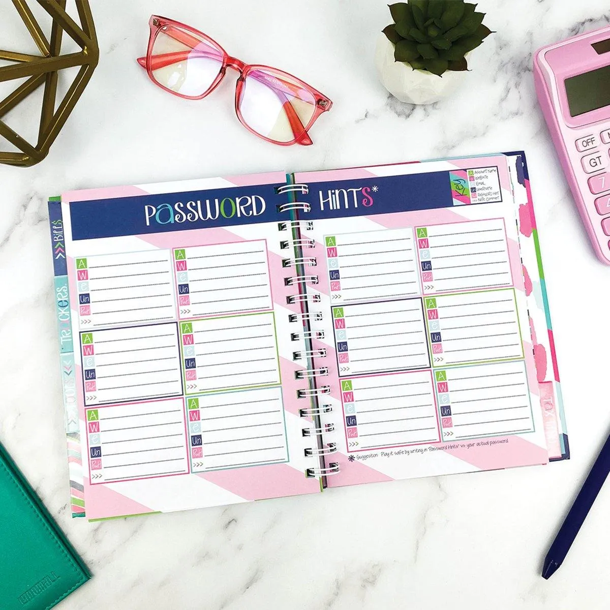 Budgeting Bundle | Budget Binder™ Financial Workbook   Mini Peek at the Week® Planner Pad   Sticker Set