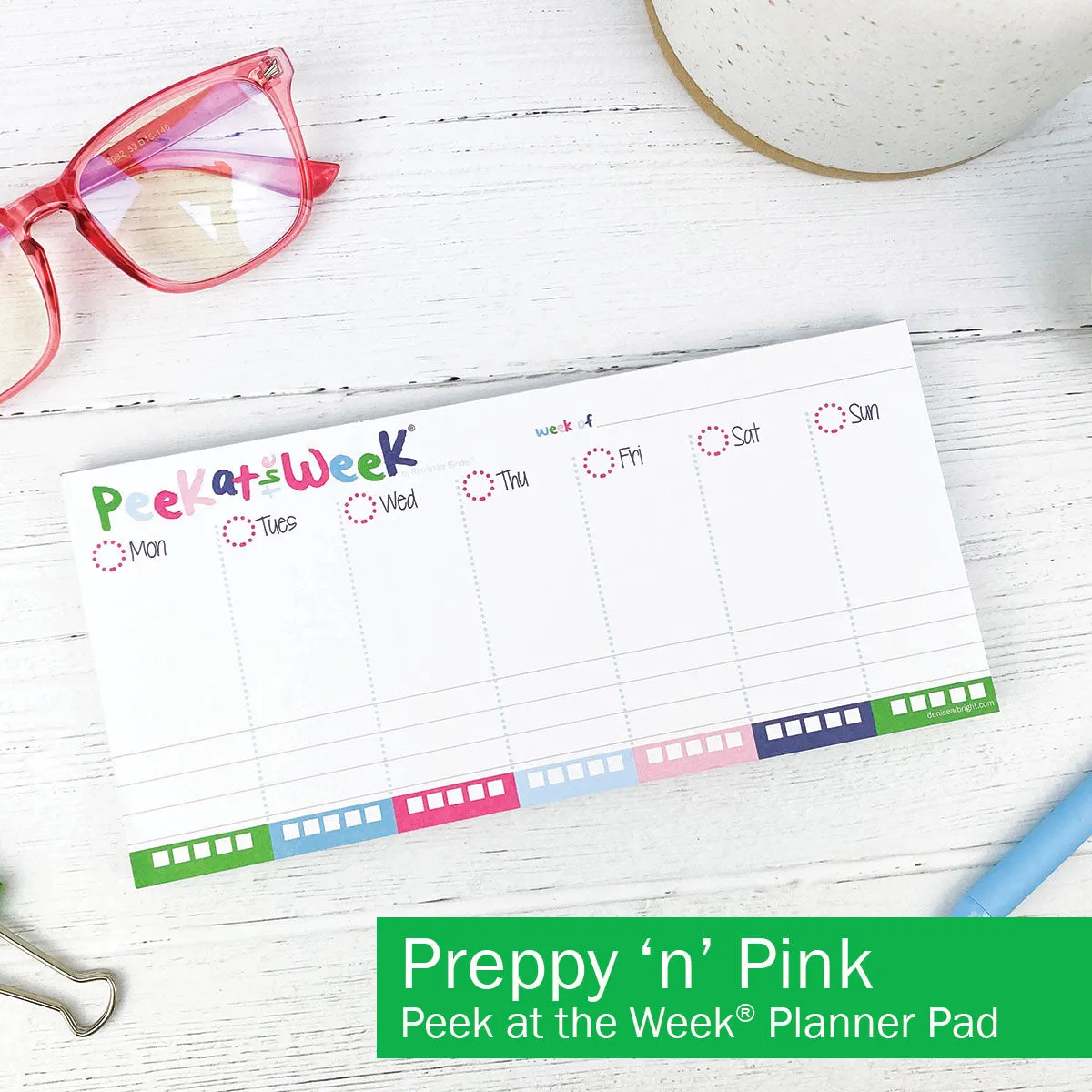 Budgeting Bundle | Budget Binder™ Financial Workbook   Mini Peek at the Week® Planner Pad   Sticker Set