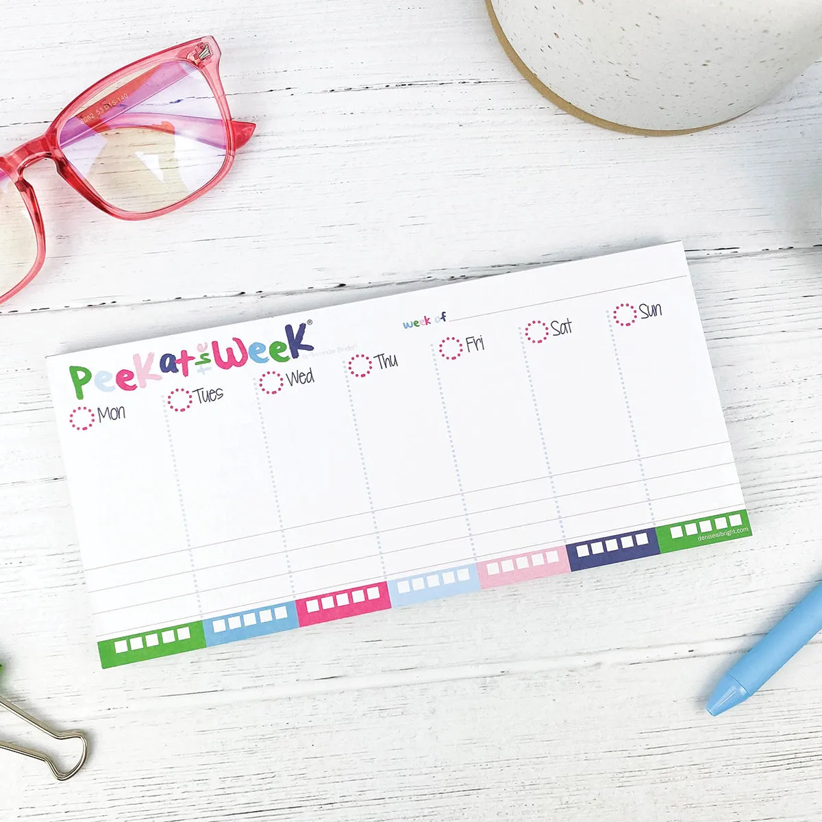 Budgeting Bundle | Budget Binder™ Financial Workbook   Mini Peek at the Week® Planner Pad   Sticker Set