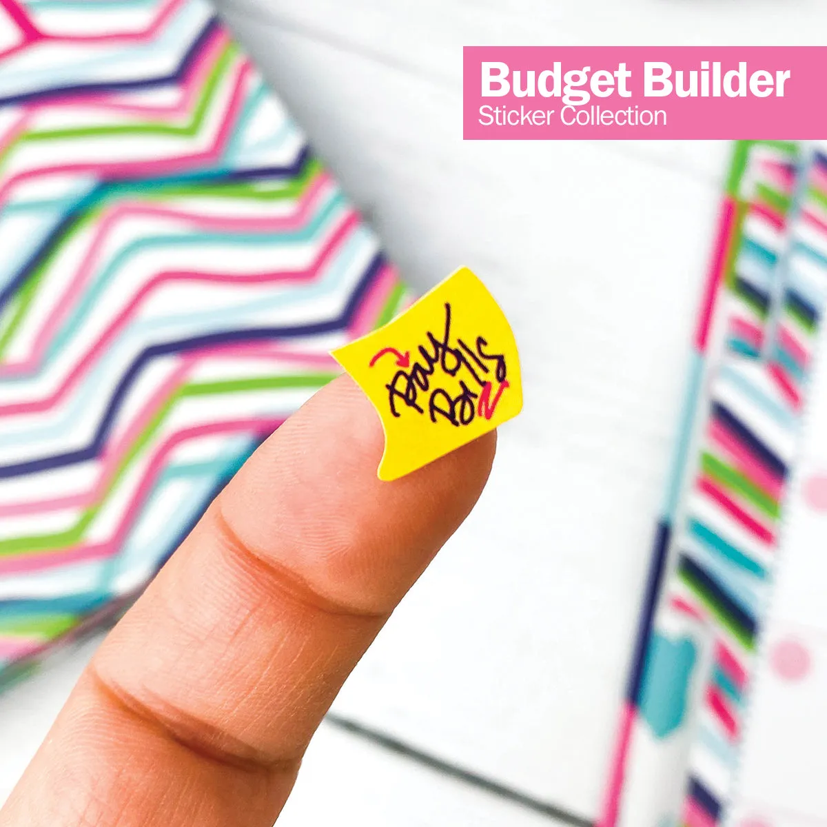 Budgeting Bundle | Budget Binder™ Financial Workbook   Mini Peek at the Week® Planner Pad   Sticker Set