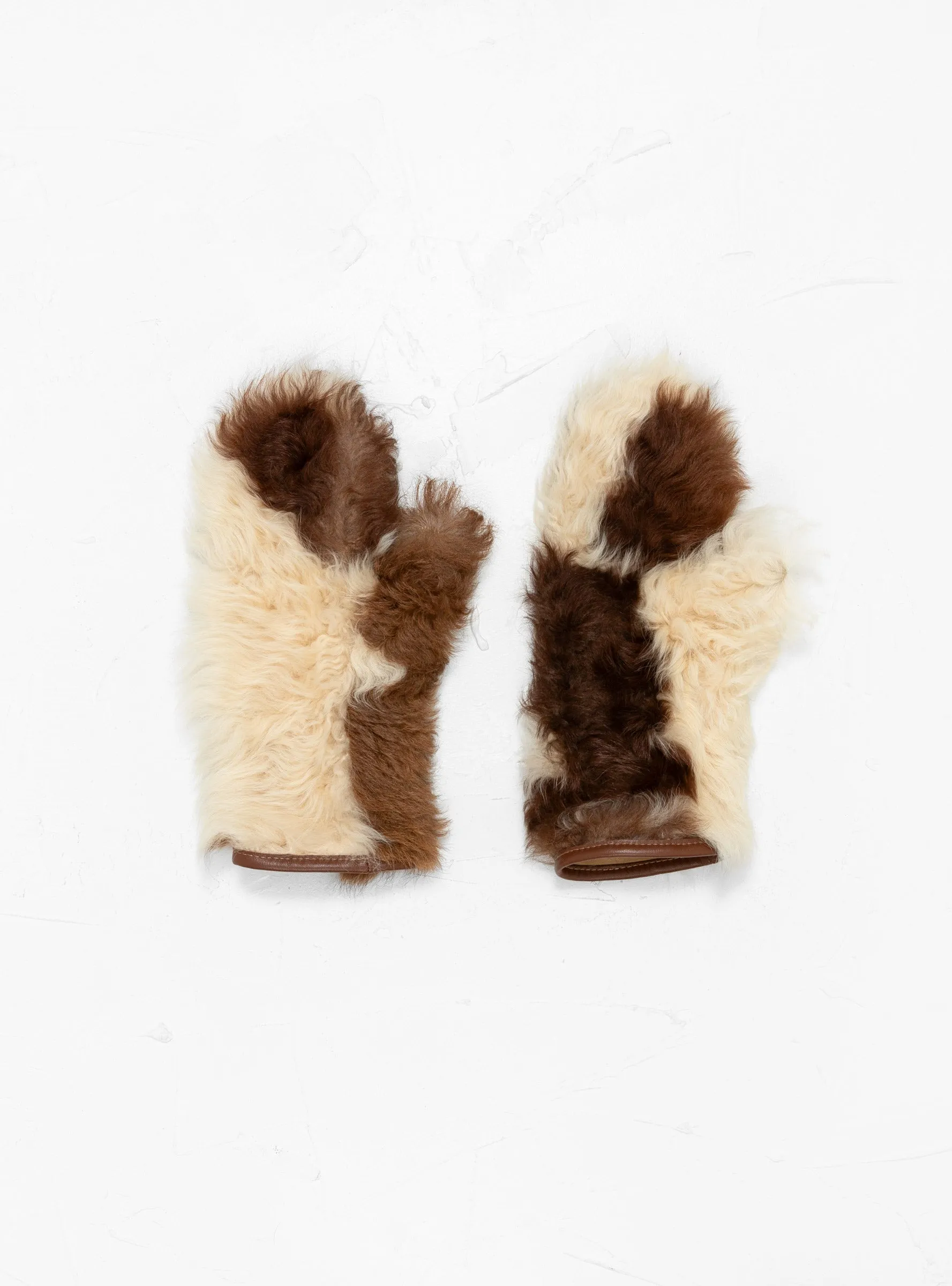 Cow Sheepskin Mittens