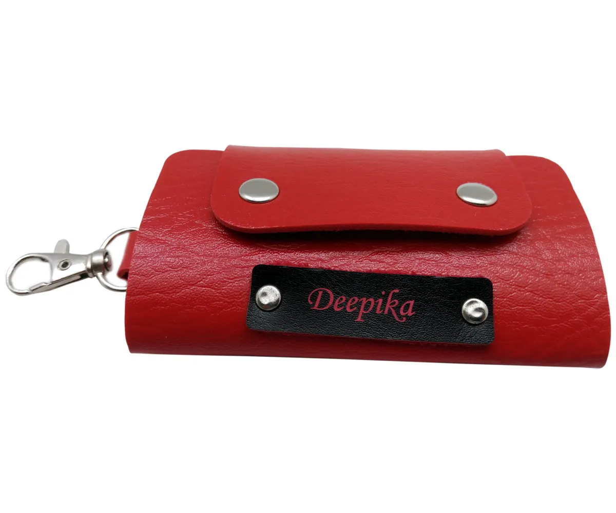 Engraved Red Key holder