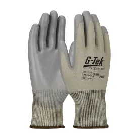 G-Tek Suprene 15-340 Seamless Knit Blended with Polyurethane Coated Flat Grip Safety Glove (One Dozen)