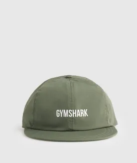 Gymshark Flat Peak Cap - Core Olive