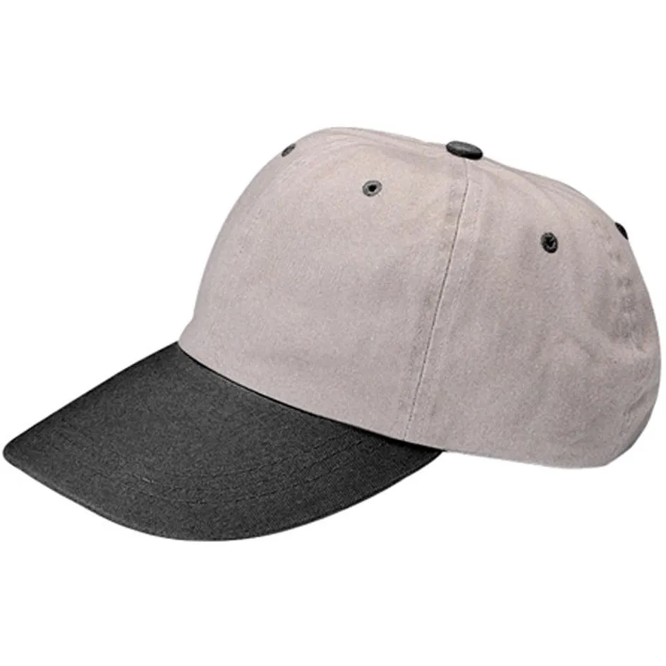 Low Profile Unstructured Pigment Dyed Cotton Twill Adjustable Strapback Baseball Cap