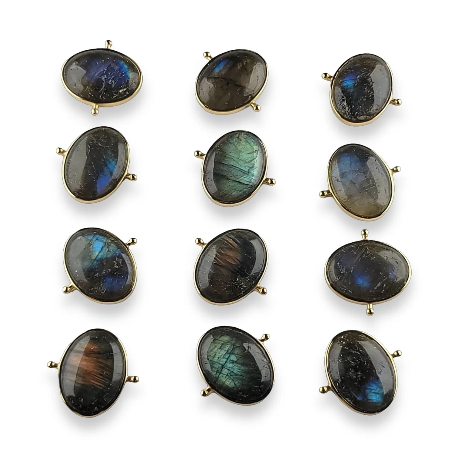 Luxe Labradorite Oval Crystal Element