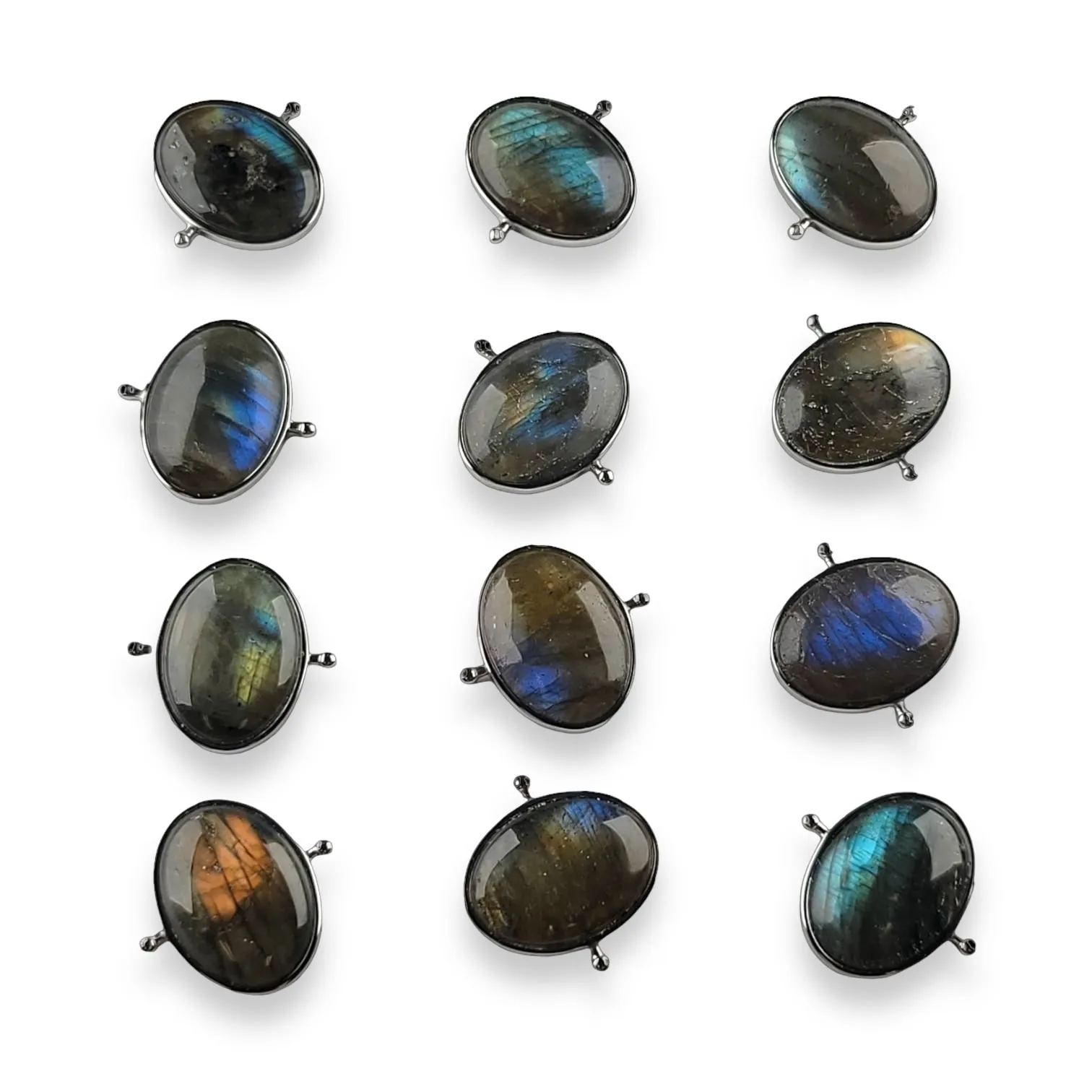 Luxe Labradorite Oval Crystal Element