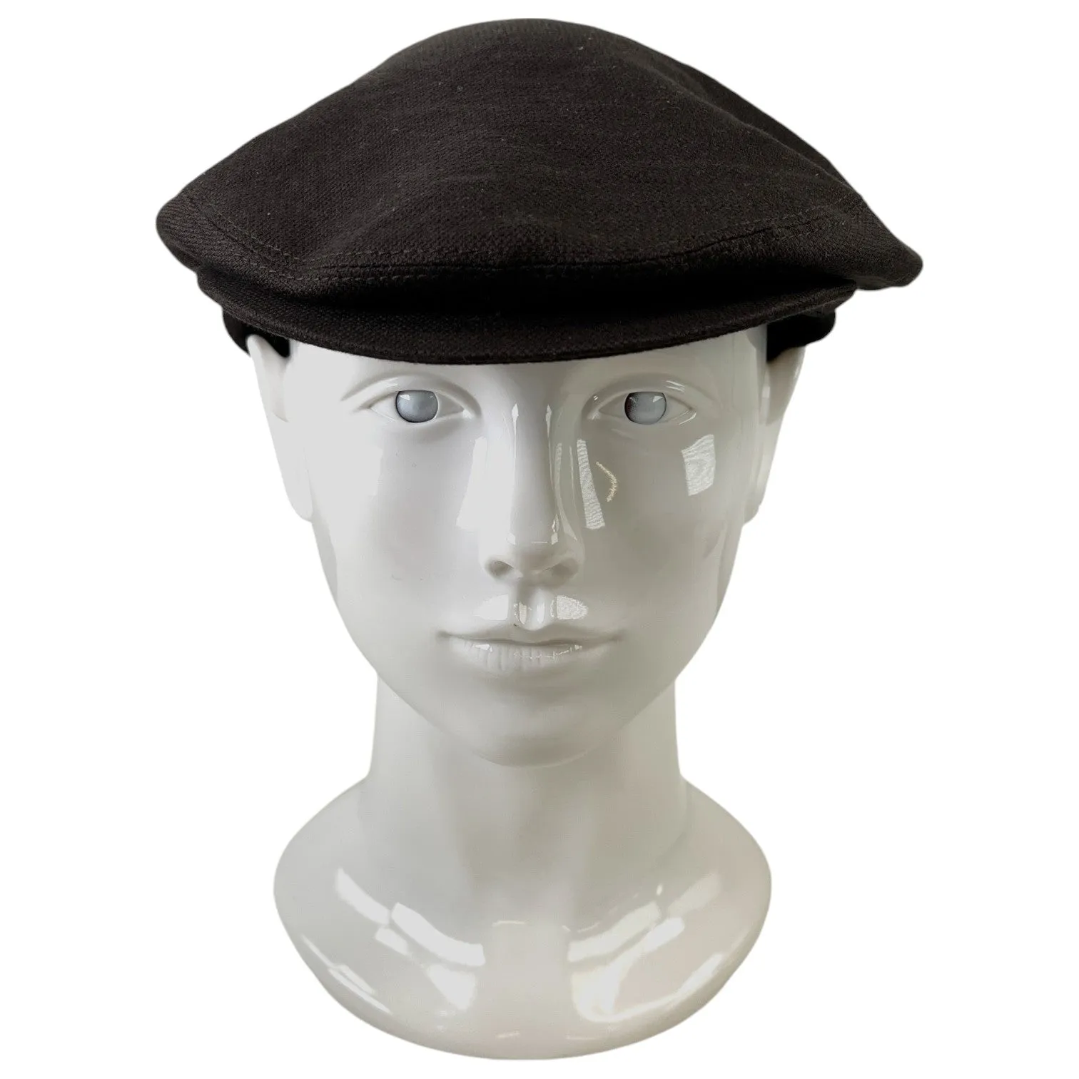 Men's Gabardine Flat Cap Brown