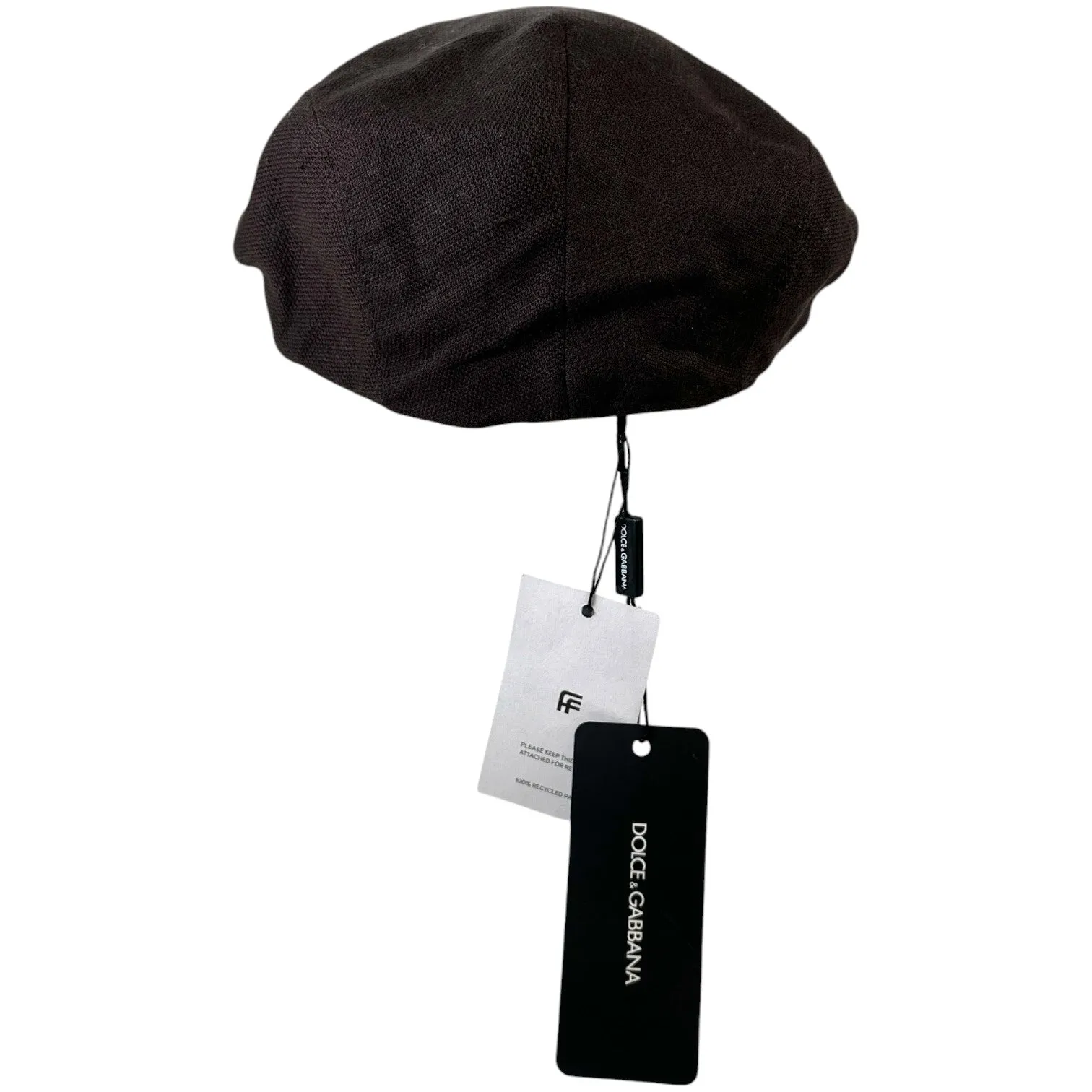 Men's Gabardine Flat Cap Brown