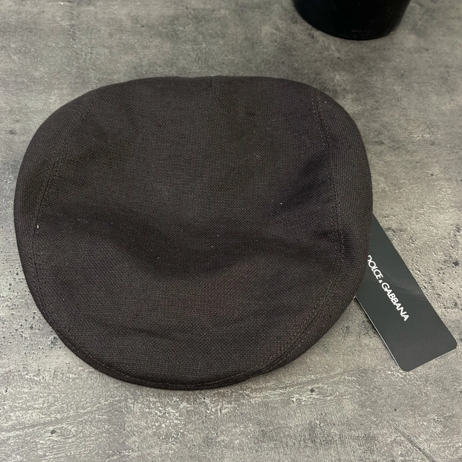 Men's Gabardine Flat Cap Brown