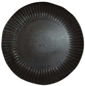 Midnight Black- Charger Plate Embossed 32cm