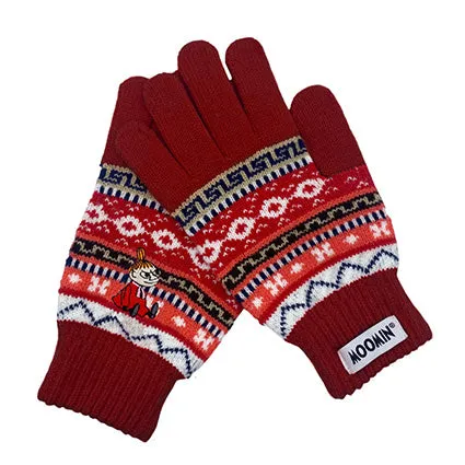 Moomin Fair Isle Little My Gloves