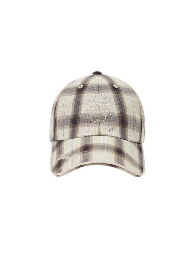 Plaid Baseball Cap【s0000009156】