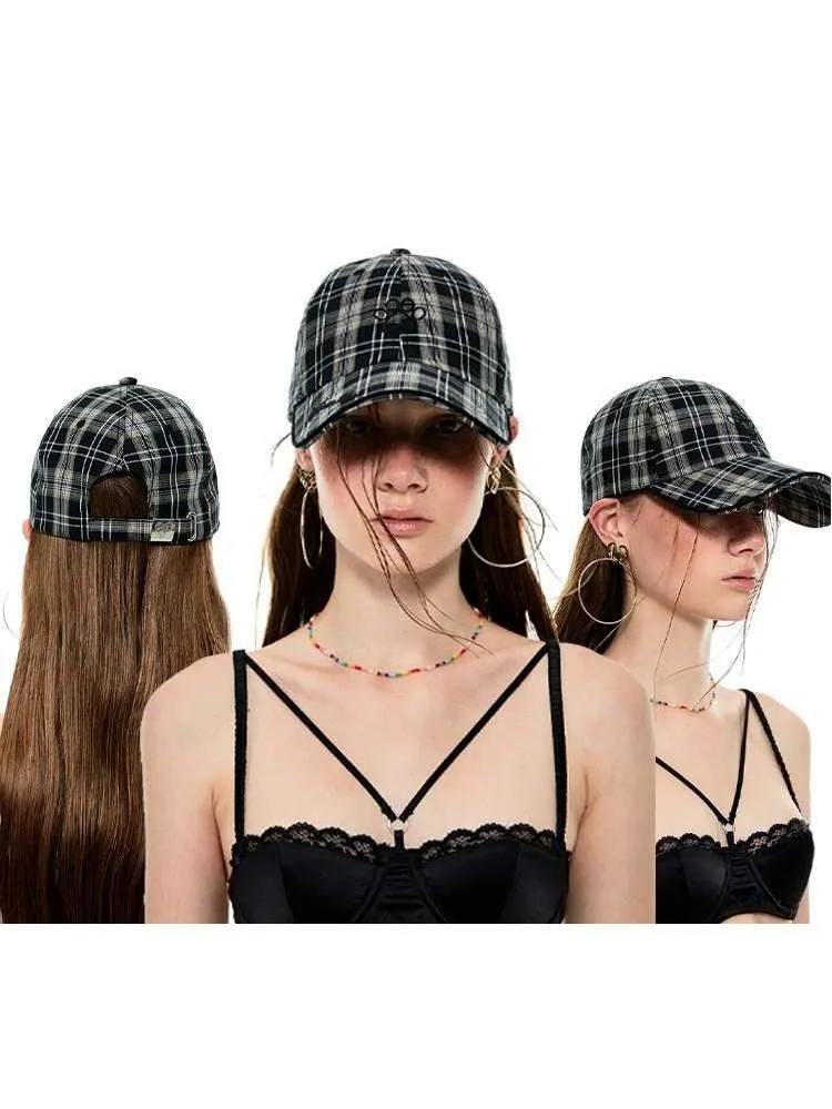 Plaid Baseball Cap【s0000009156】