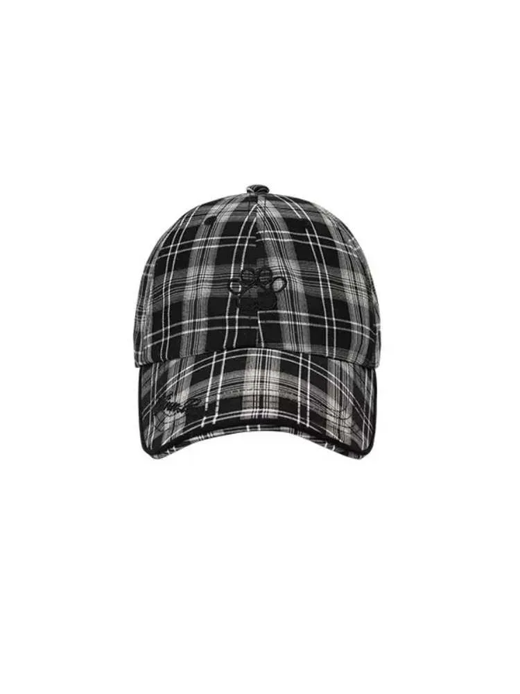 Plaid Baseball Cap【s0000009156】