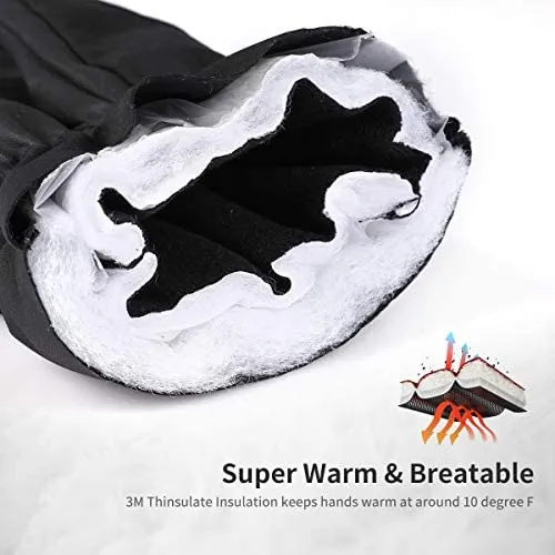 Ski Gloves Waterproof Winter Warm Gloves