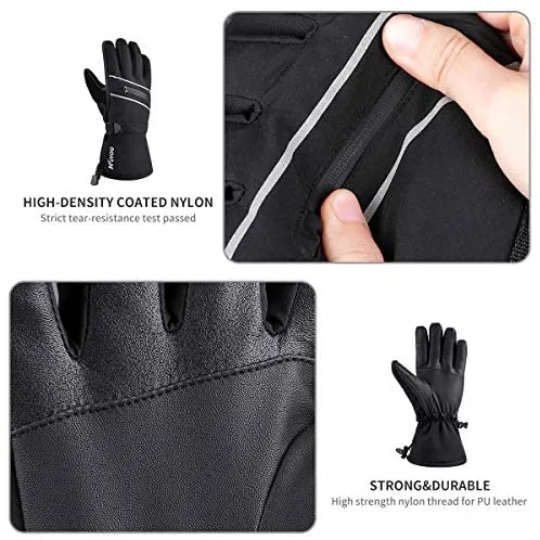 Ski Gloves Waterproof Winter Warm Gloves