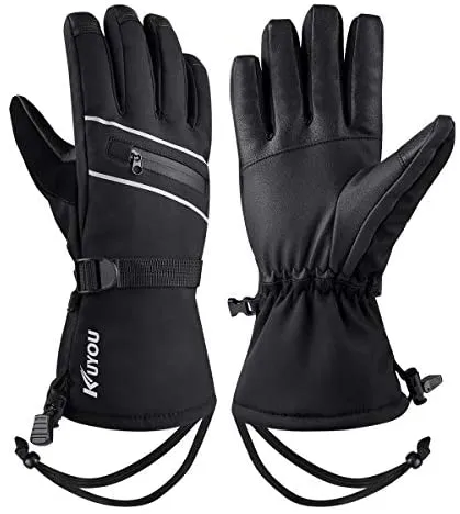 Ski Gloves Waterproof Winter Warm Gloves