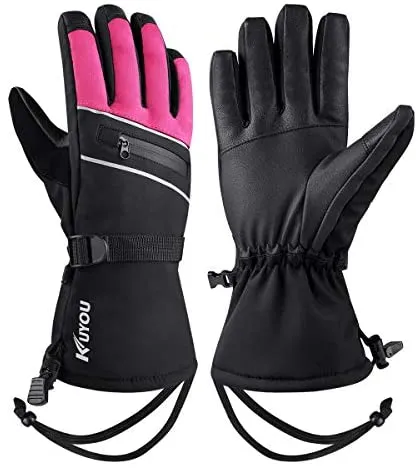 Ski Gloves Waterproof Winter Warm Gloves