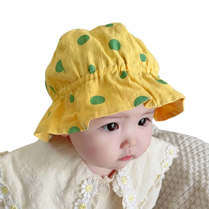 Summer Baby Sun Hat Children Panama Cap Newborn Girl Boy Outdoor Beach Bucket Hats Wide Brim Toddler UV Protection Cap