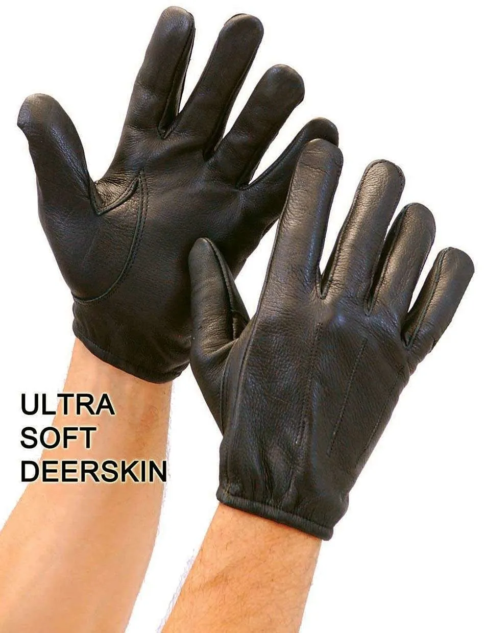 Unlined Premium Deerskin Leather Gloves #G887DEER