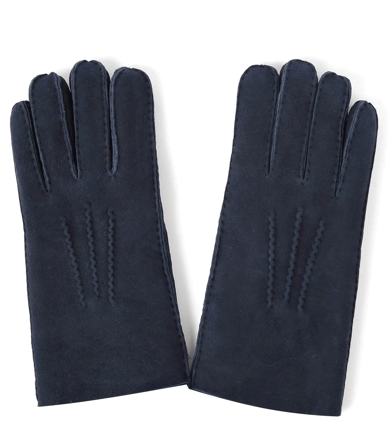 YISEVEN Men's Lambskin Shearling Leather Gloves